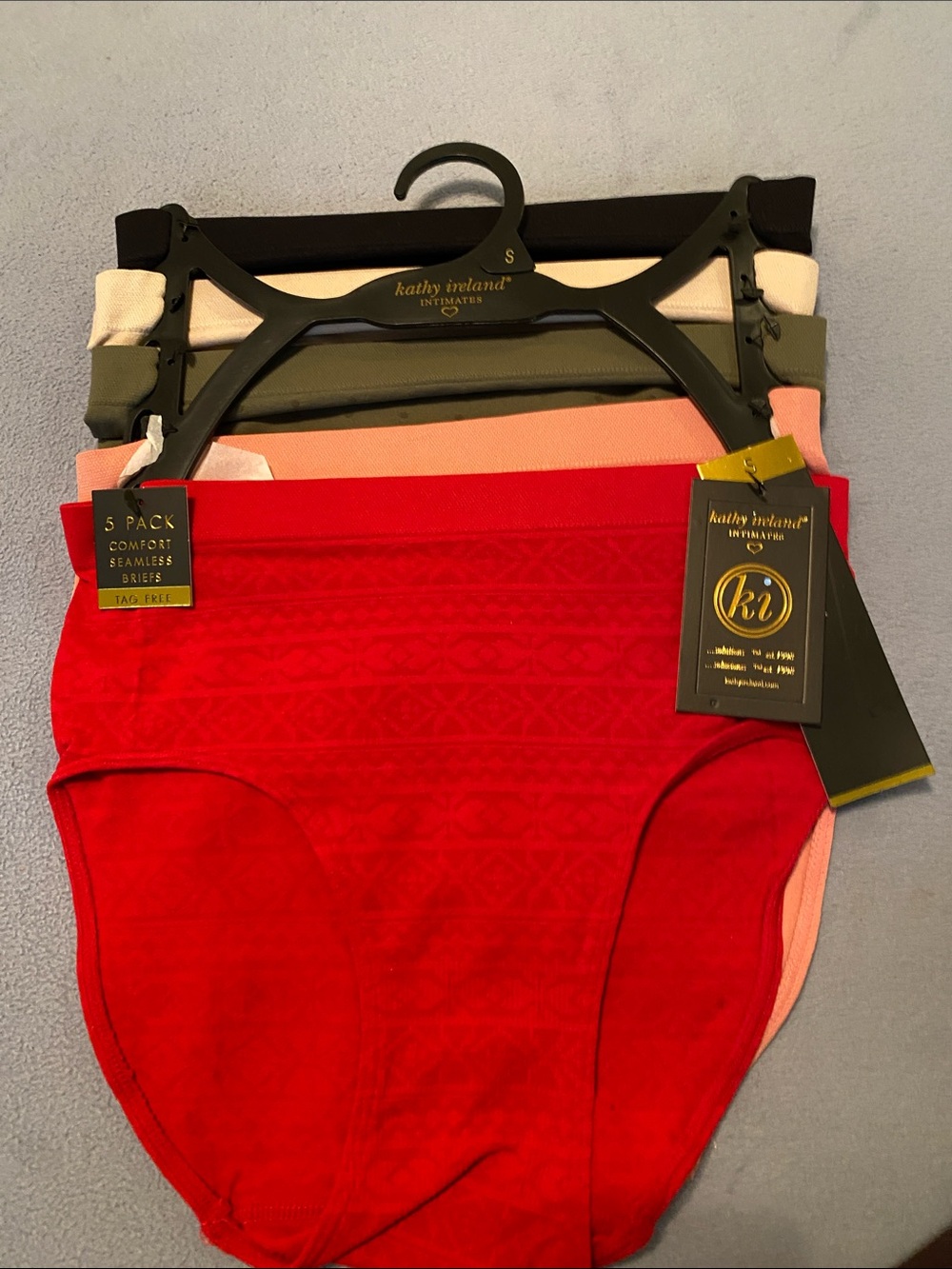 Kathy Ireland 5 Pack Women Briefs